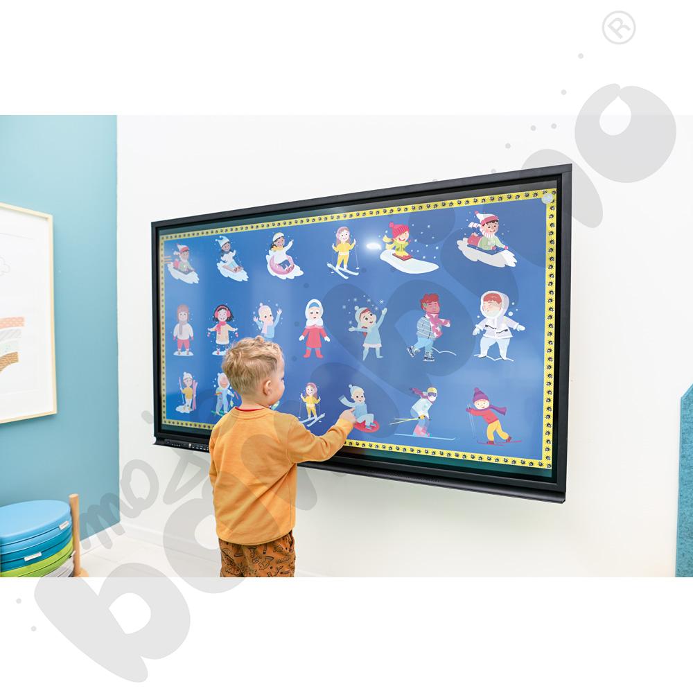 JumboEdu z monitorem interaktywnym insGraf Digital EduSpace 65 i uchwytem ściennym