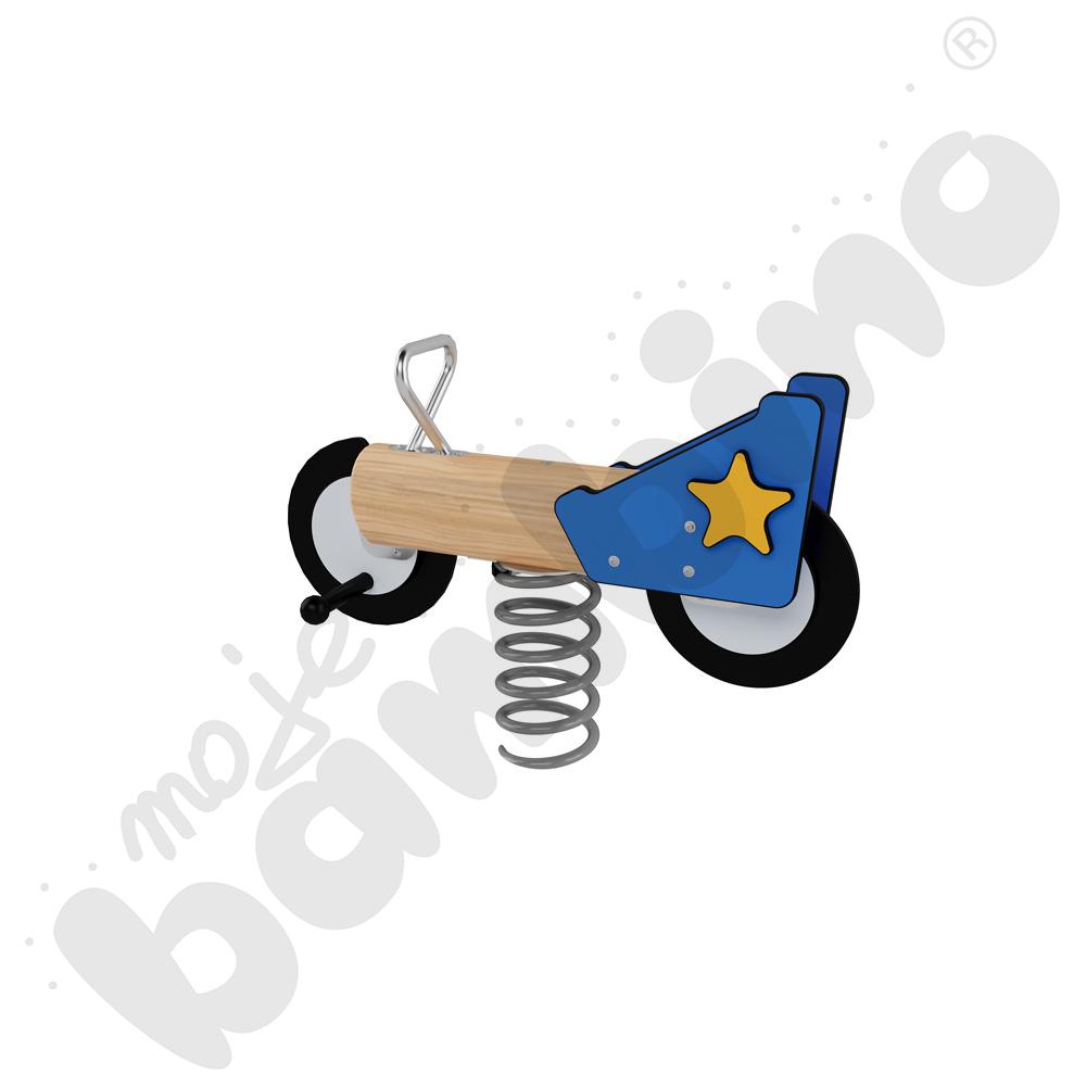 Skuter policja Robinio na podstawie betonowej