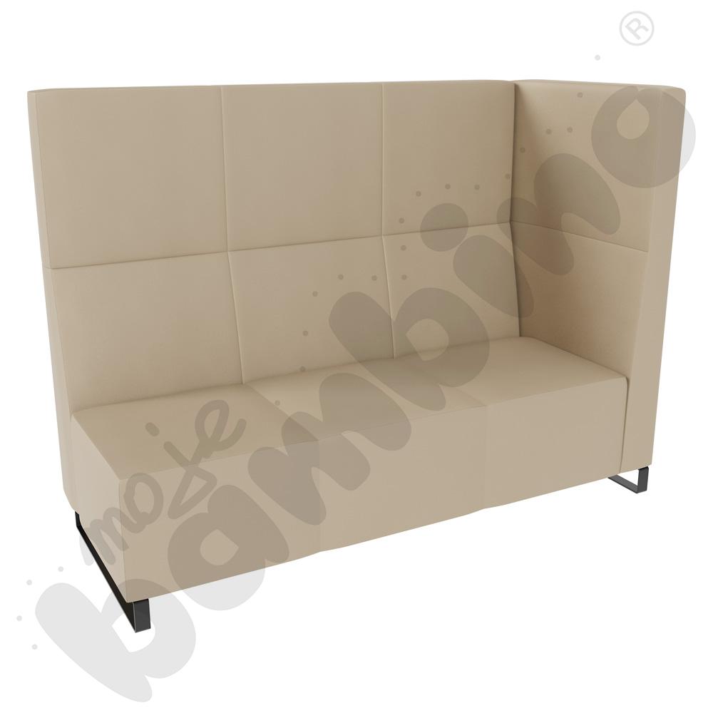 Sofa Universum 3-os. wys. 133 cm, bok średni prawy, tkanina MT05