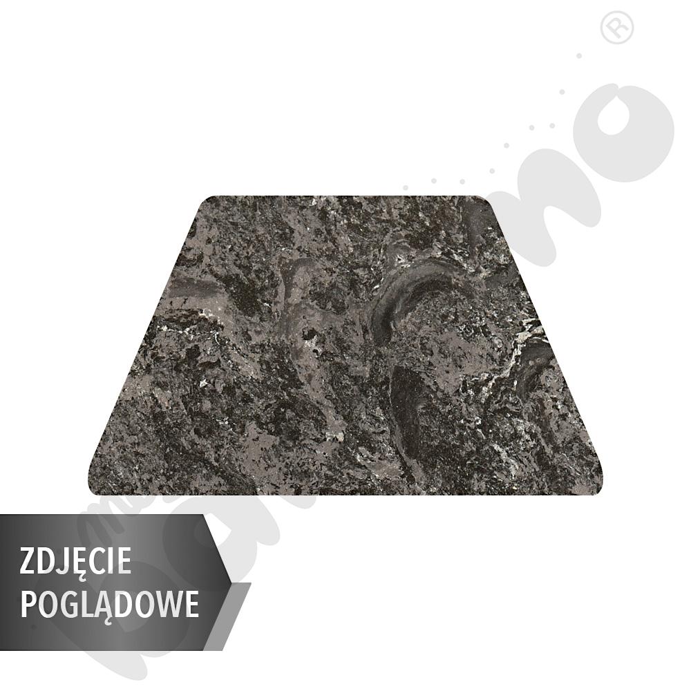 Stół Cichy trapezowy 130x70x60x70, grafitowy, rozm. 1 z 2 kółkami