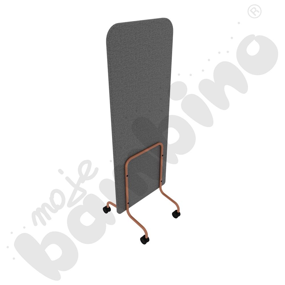 Parawan Versa 60x170 cm z kółkami na twardą powierzchnię, stelaż łososiowy, tkanina RO39 Parawan Versa 60x170 cm z kółkami na twardą powierzchnię, stelaż łososiowy, tkanina RO39