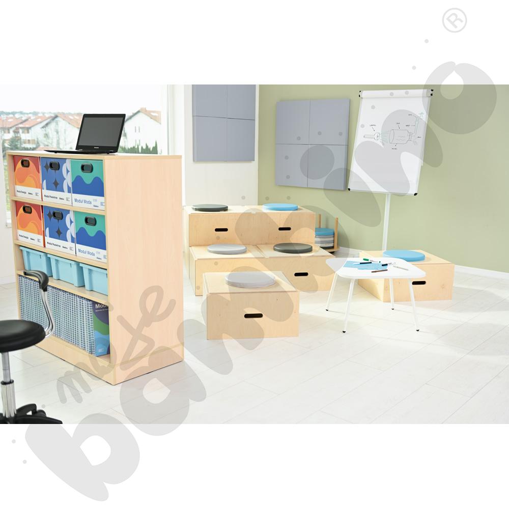 Regał Grande dwustronny - klon jasny Regał Grande dwustronny - klon jasny