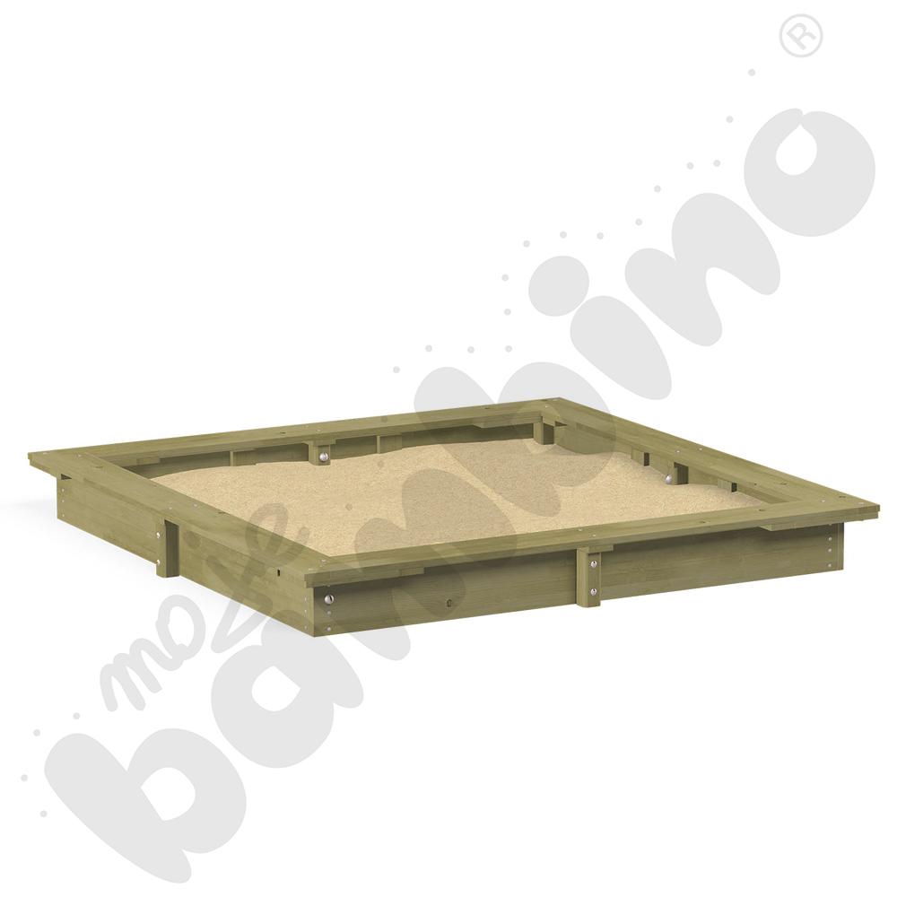 Piaskownica z desek 2 x 2