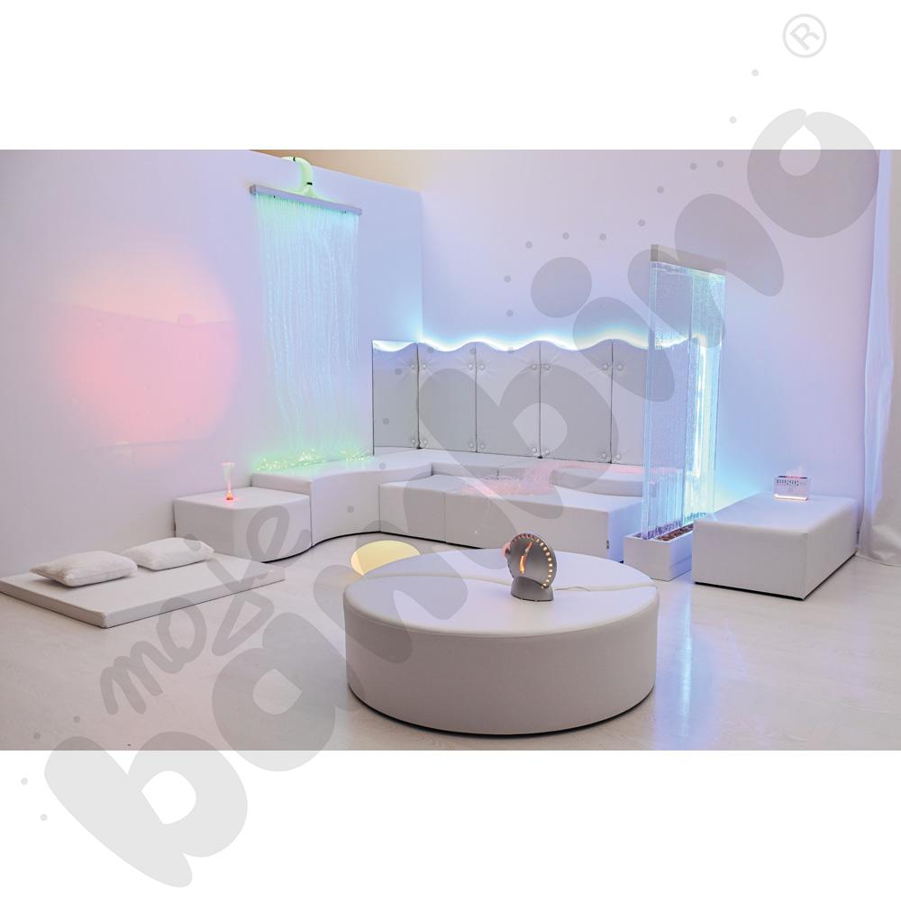 Pufa liść biała, wys. 35,5 cm