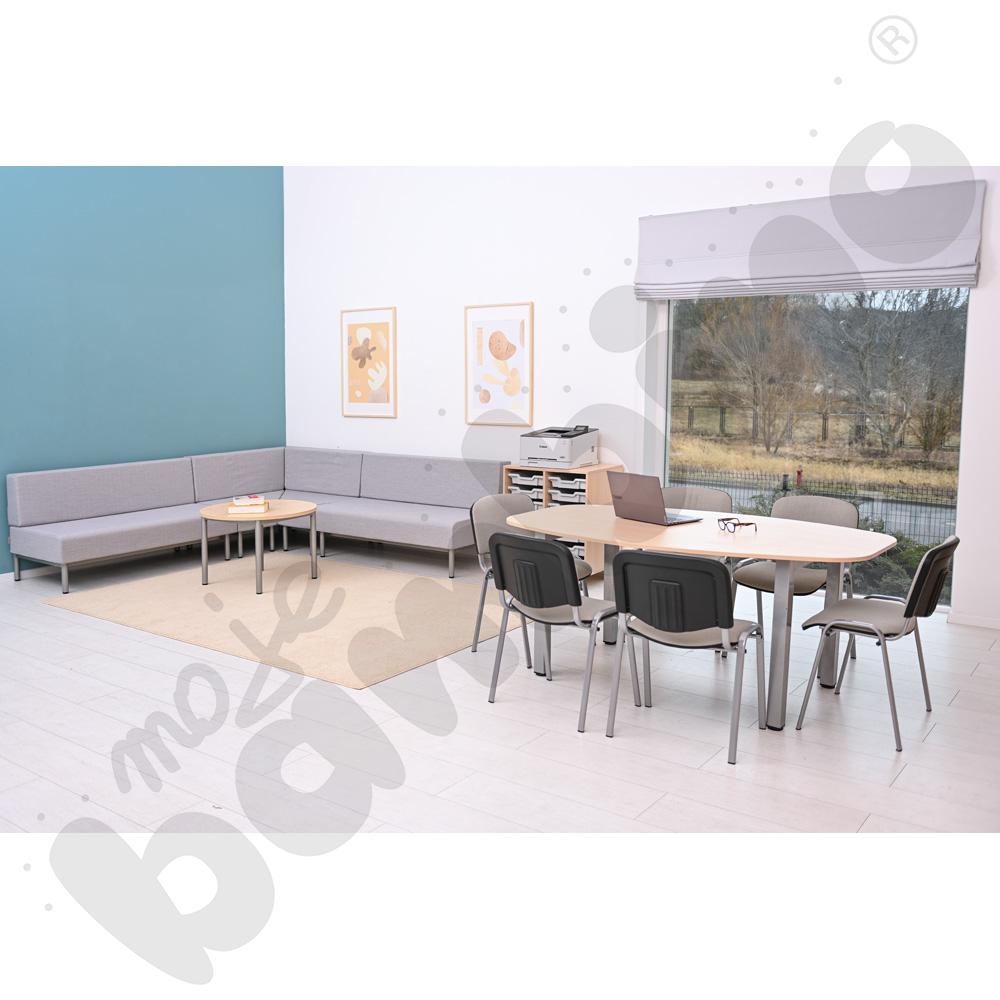 Stół owalny Grande 120 x 200 cm - klon jasny  Stół owalny Grande 120 x 200 cm - klon jasny