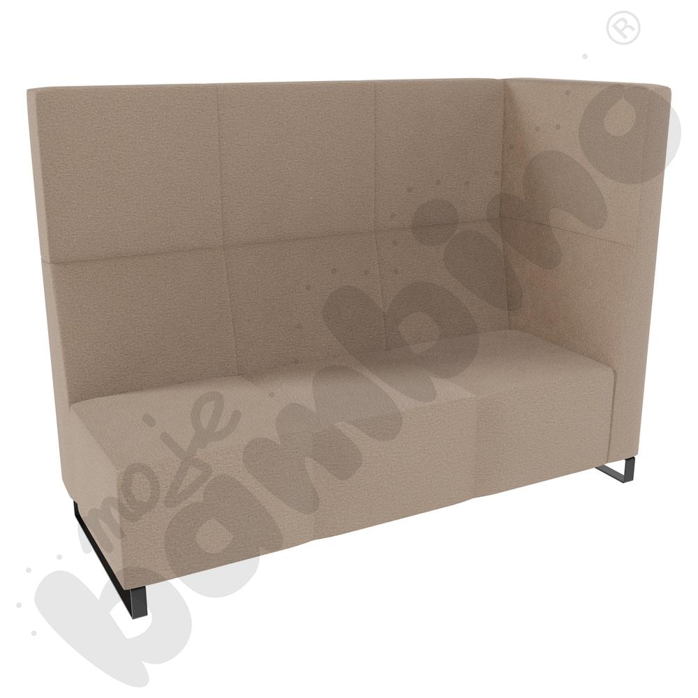 Sofa Universum 3-os. wys. 133 cm, bok średni prawy, tkanina KG34