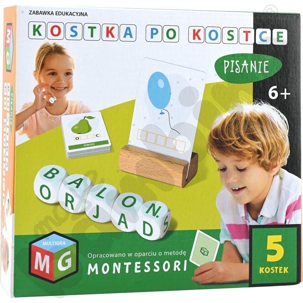 Edukacyjna kostka po kostce - pisanie 5 kostek