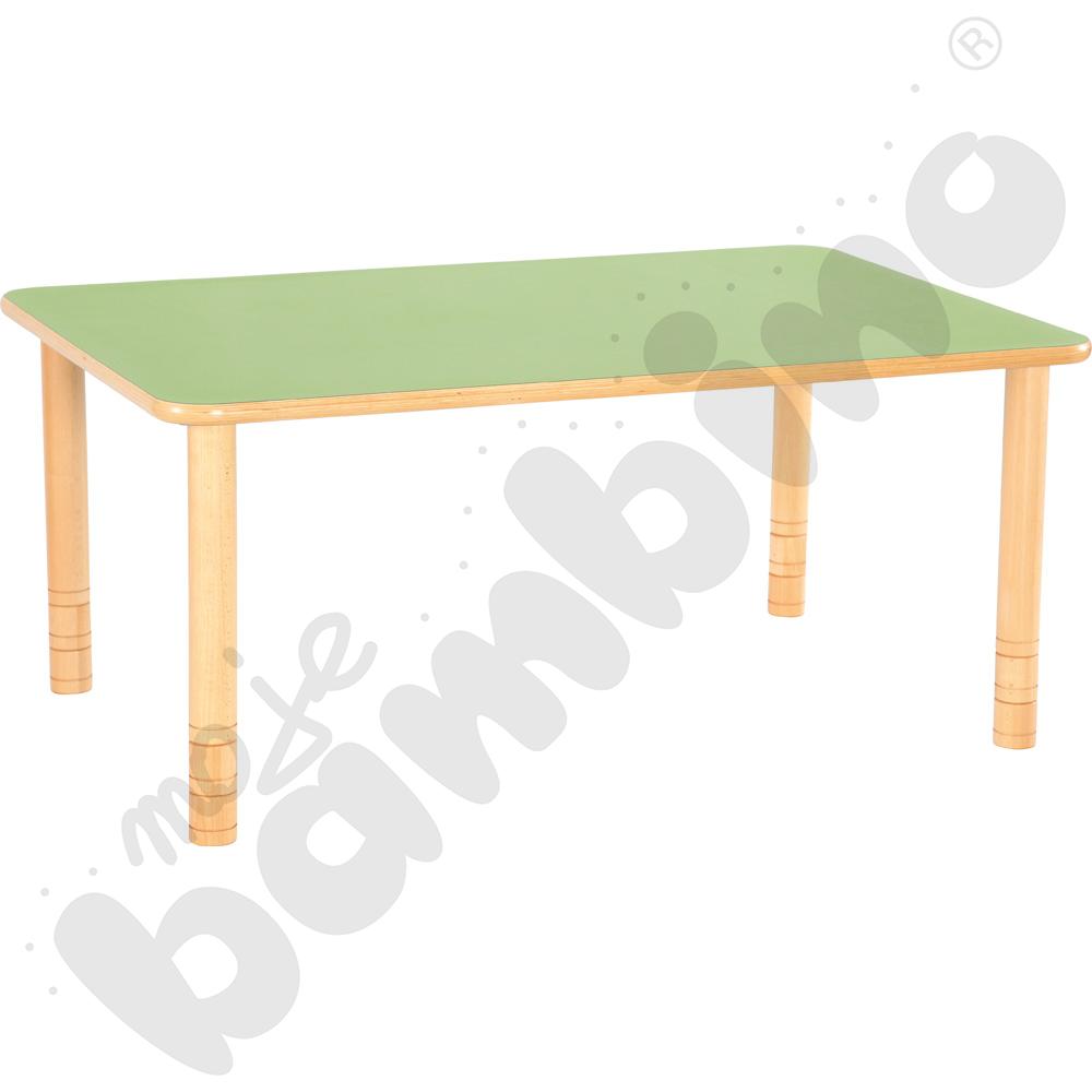Stół Flexi prostokątny szkolny - zielony
