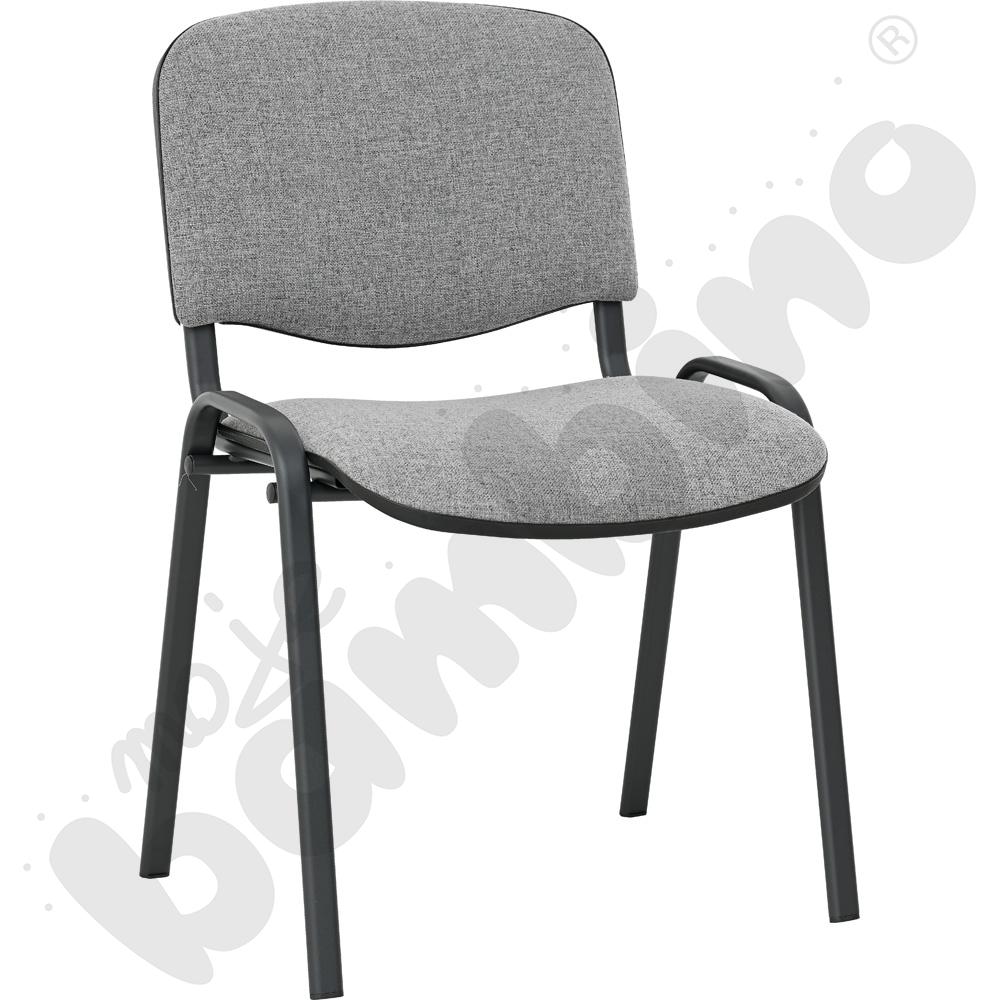 Krzesło konferencyjne ISO Black czarno - popielato - czarne
