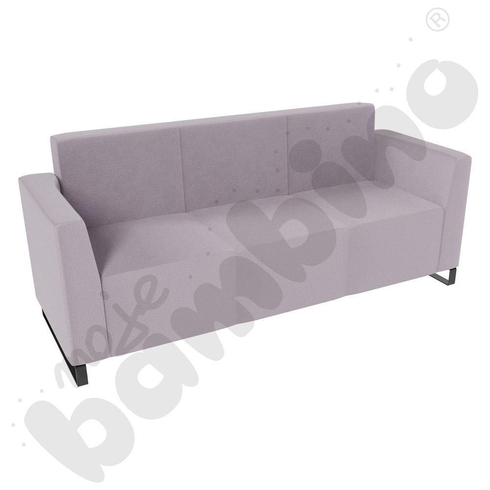 Sofa Universum 3-os. wys. 82 cm, 2 boki niskie, tkanina KG21