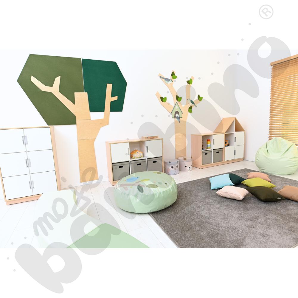 Panel ścienny - drzewo z kanciastą koroną Panel ścienny - drzewo z kanciastą koroną