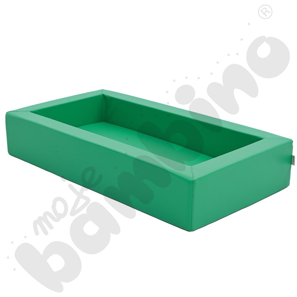 Zielone łóżeczko piankowe z materacem