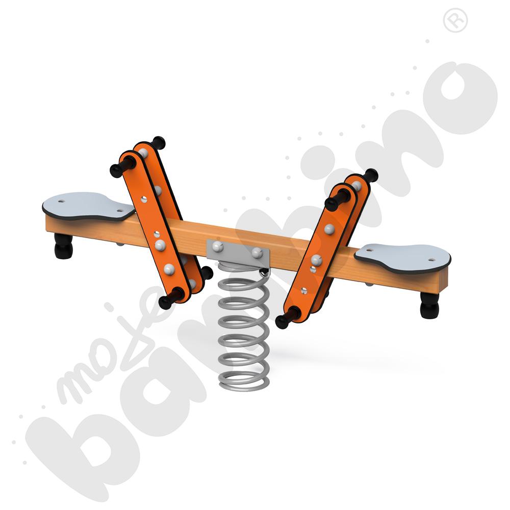 Quadro Simple - ważka na sprężynie, podstawa metalowa