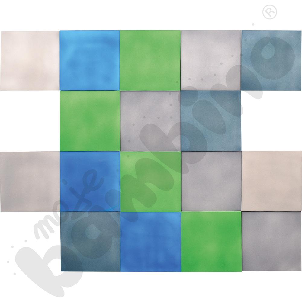 Kwadrat wyciszający - jasnoszary, gr. 20 mm