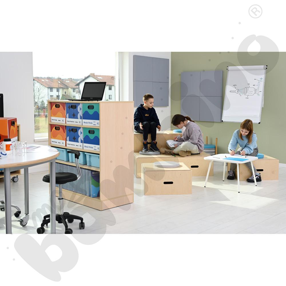 Regał Grande dwustronny - klon jasny Regał Grande dwustronny - klon jasny