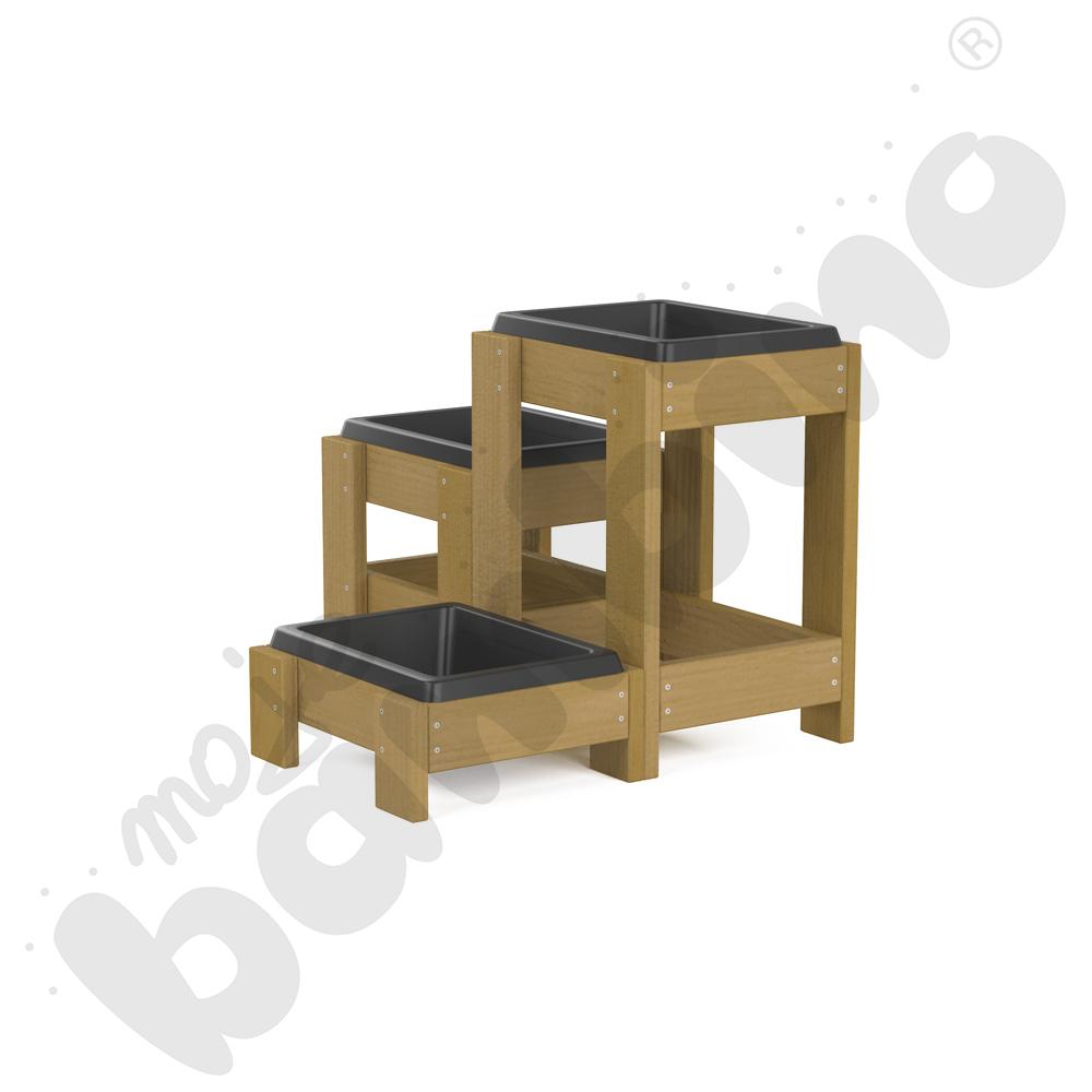 Donica Terra z pojemnikiem, wysoka