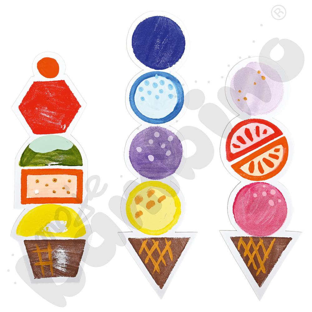 Stemple - geometryczne wzory