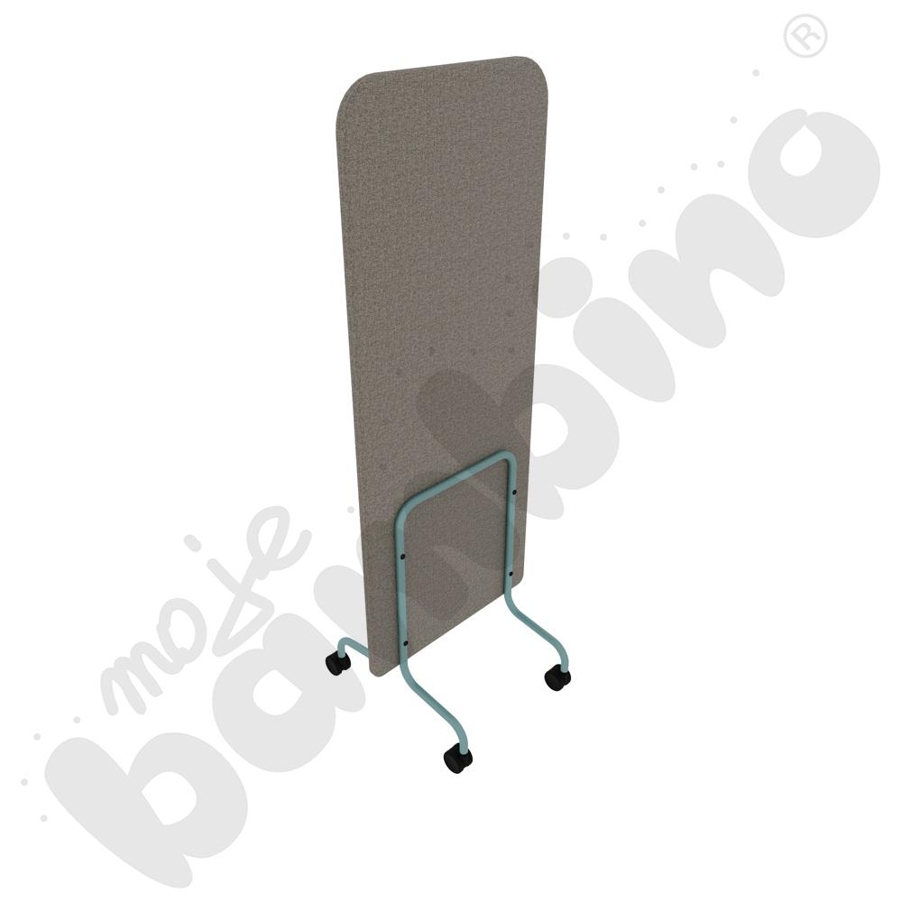 Parawan Versa 60x170 cm z kółkami na twardą powierzchnię, stelaż turkusowy, tkanina RO37 Parawan Versa 60x170 cm z kółkami na twardą powierzchnię, stelaż turkusowy, tkanina RO37