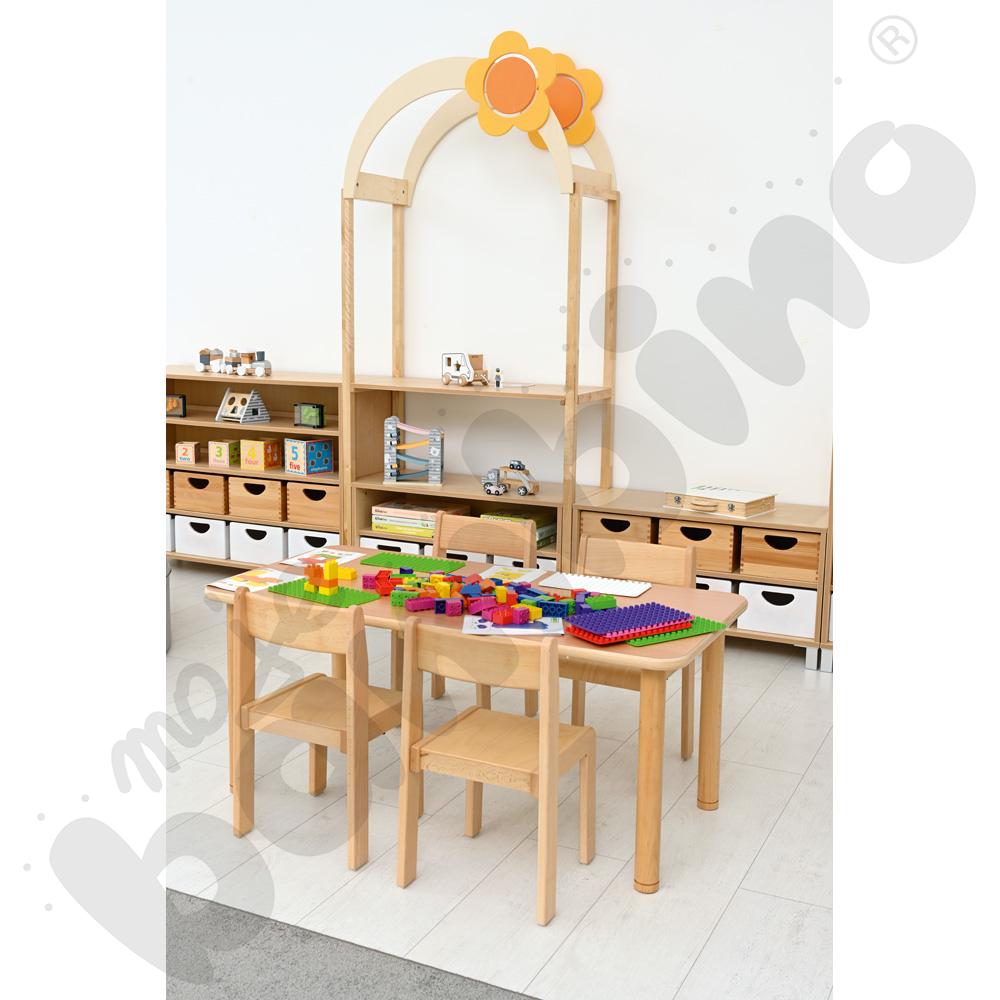 Stół Flexi prostokątny 120 x 60 - bukowy Stół Flexi prostokątny 120 x 60 - bukowy