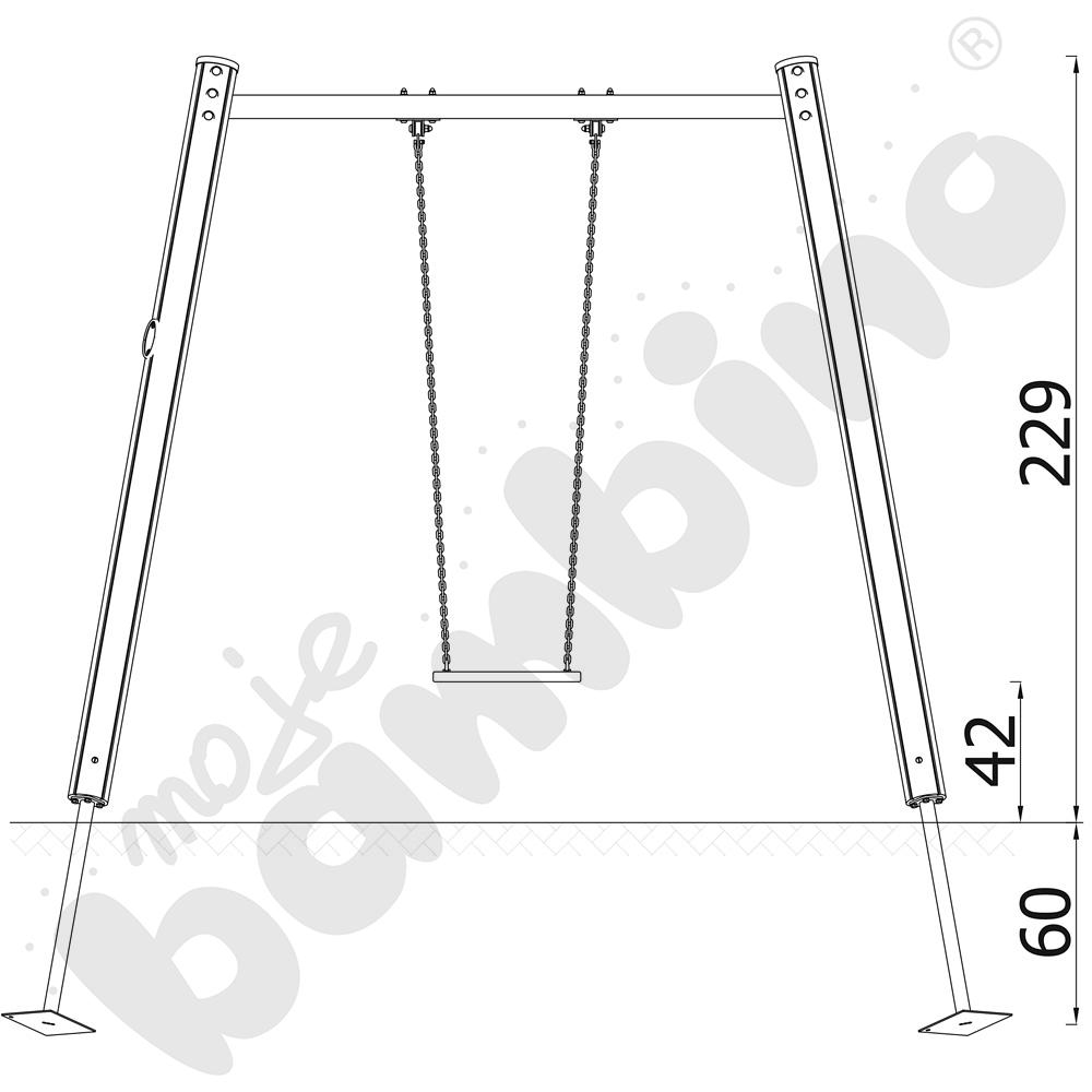 Orbis - stelaż do huśtawki pojedynczej