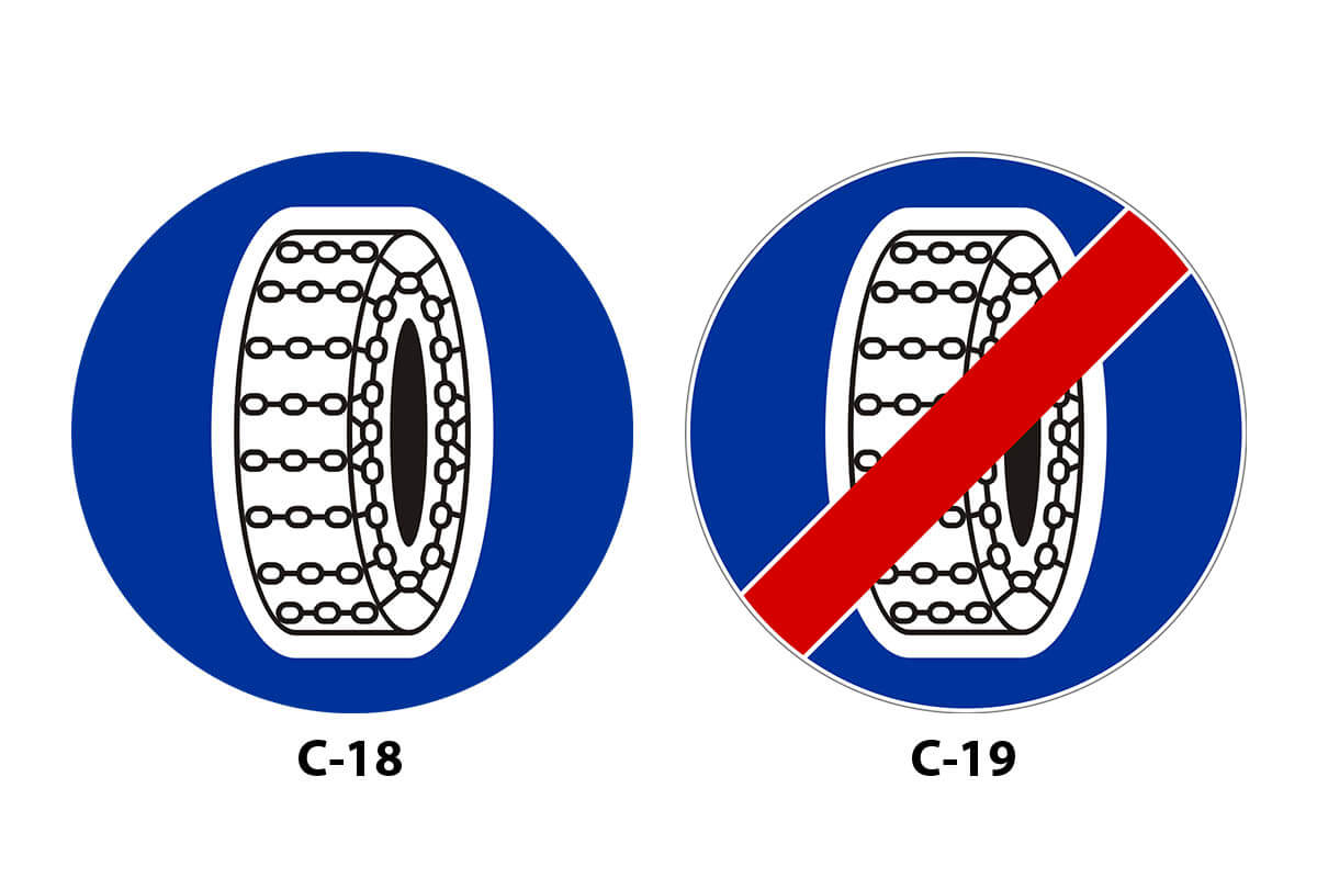 Znak C-18 i C-19