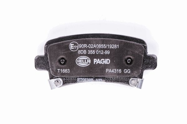 Klocki hamulcowe HELLA 8DB 355 012-991