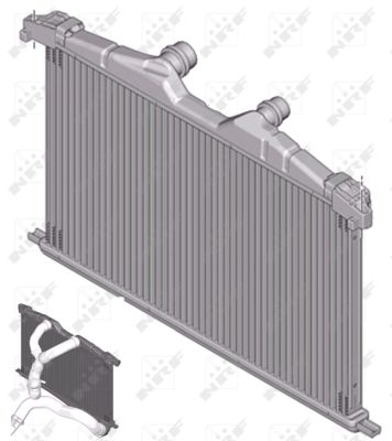 Chłodnica powietrza intercooler NRF 30320