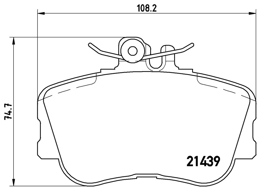 Klocki hamulcowe BREMBO P 06 017