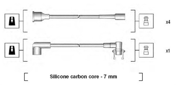 Przewody zapłonowe MAGNETI MARELLI 941145230720
