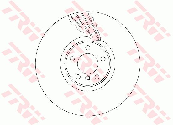 Tarcza hamulcowa TRW DF6619S