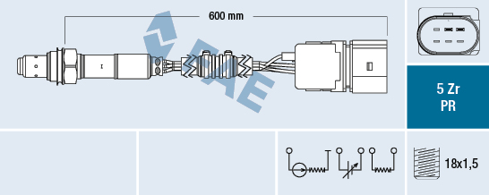 Sonda lambda FAE 75042