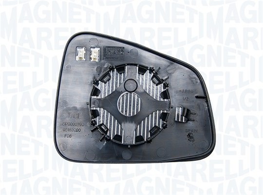 Szkło lusterka, lusterko zewnętrzne MAGNETI MARELLI 182209012800
