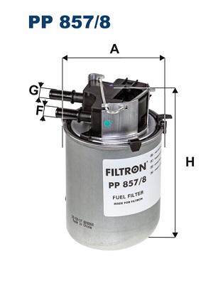 Filtr paliwa FILTRON PP 857/8