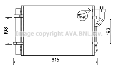 Skraplacz klimatyzacji AVA QUALITY COOLING KA5206D