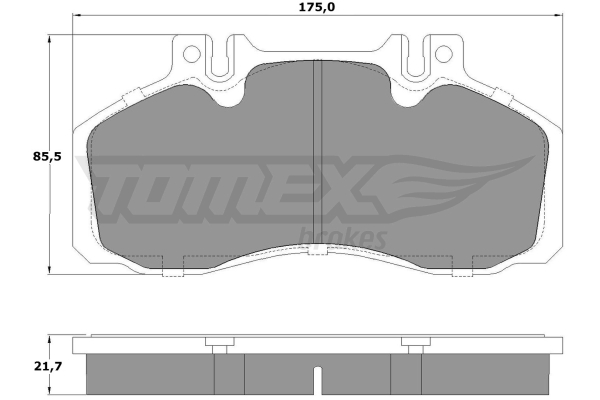 Klocki hamulcowe TOMEX BRAKES TX 12-88