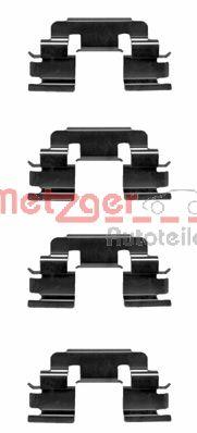 Zestaw akcesoriów montażowych  klocków hamulcowych METZGER 109-1249