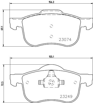 Klocki hamulcowe HELLA 8DB 355 006-851