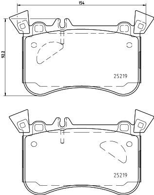 Klocki hamulcowe HELLA 8DB 355 021-771