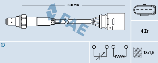 Sonda lambda FAE 77200