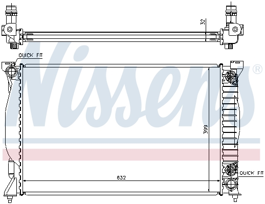 Chłodnica NISSENS 60300A