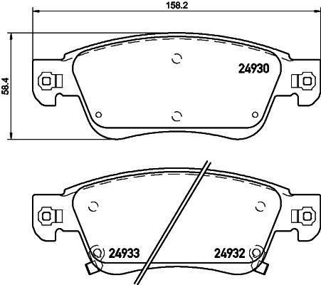 Klocki hamulcowe BREMBO P 56 080