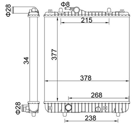 Chłodnica HART 620 255