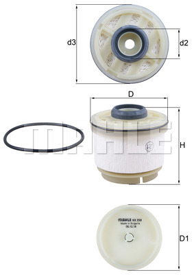 Filtr paliwa KNECHT KX 268D