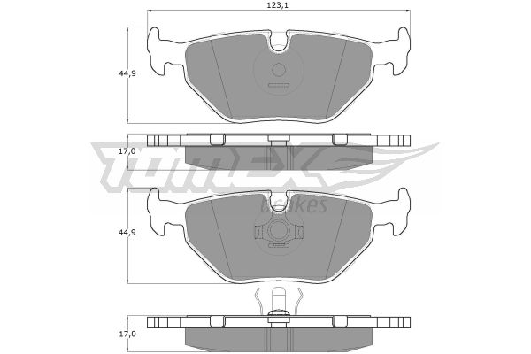 Klocki hamulcowe TOMEX BRAKES TX 10-70