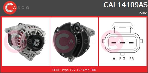 Alternator CASCO CAL14109AS