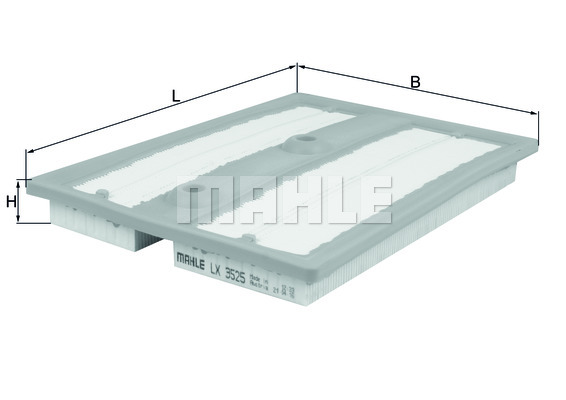 Filtr powietrza KNECHT LX 3525