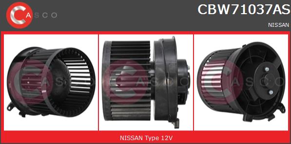 Wentylator wnętrza CASCO CBW71037AS
