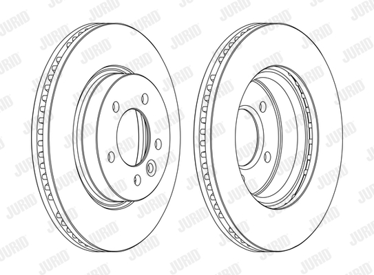 Tarcza hamulcowa JURID 562666JC-1
