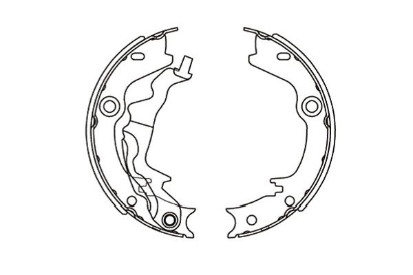 Zestaw szczęk hamulcowych KAVO PARTS KBS-3416