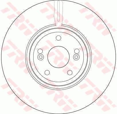 Tarcza hamulcowa TRW DF4231S